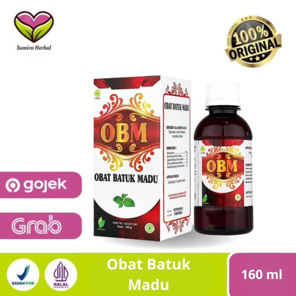 

OBM - Obat Batuk Madu Plus Gamat 160gr