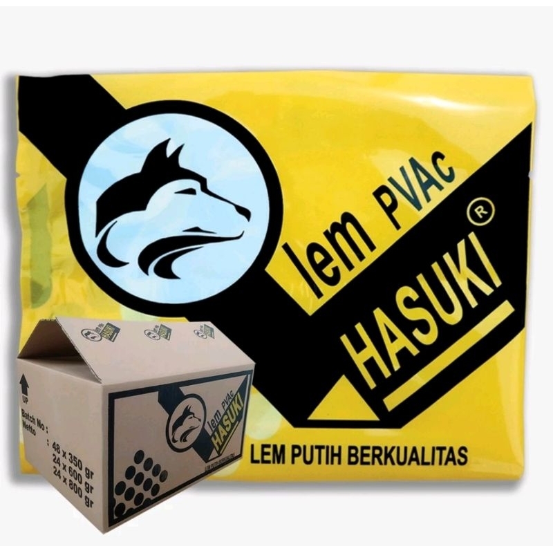 

Lem Putih PVac Hasuki 600 Gram Lem Kayu Putih Berkualitas