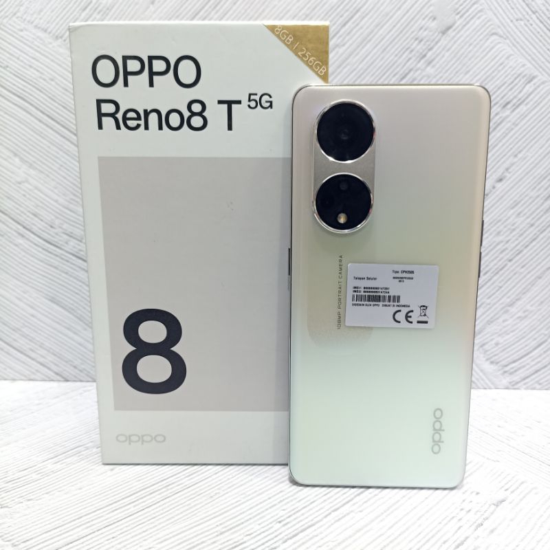 Oppo Reno 8T 5G 8/256 GB Handphone Second Fullset