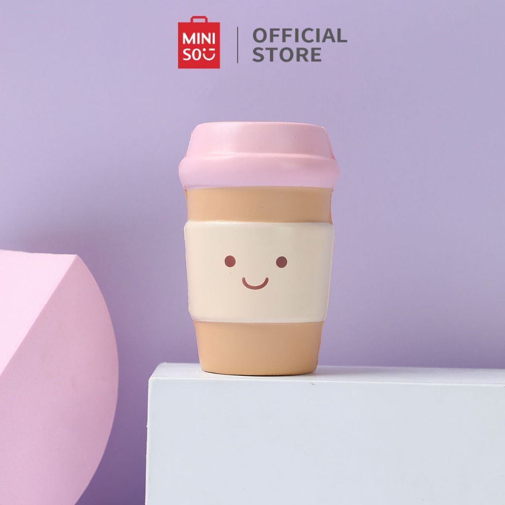MINISO Mainan Licin Mainan Dekompresi Mainan Anak-anak Mainan Lendir Cangkir Teh Susu