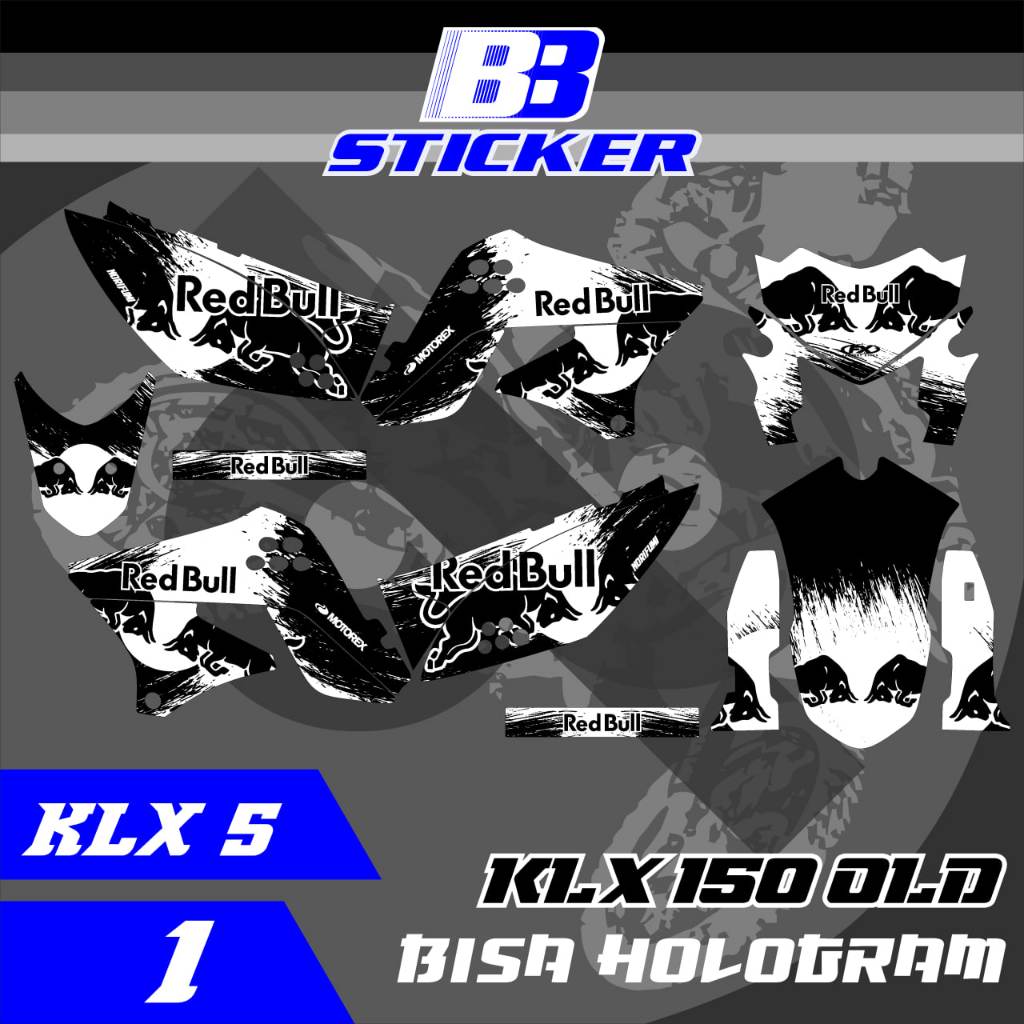 Striping KLX Lama Stiker KLX Lama KLX 150 SPAKBOR BELAKANG PENDEK  Klx 5