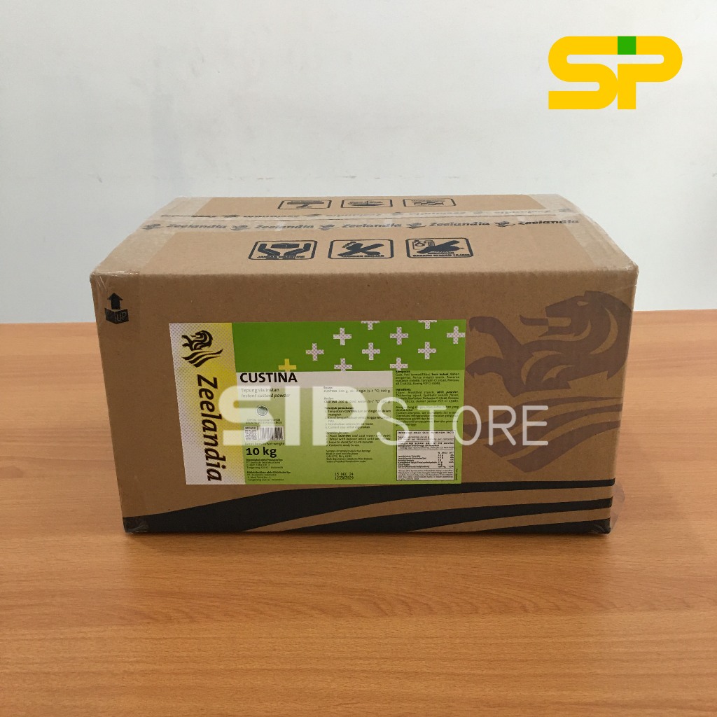 

ZEELANDIA Filling Custard "CUSTINA" @10kg / Tepung Custard Instan Custina 10kg (DUS)