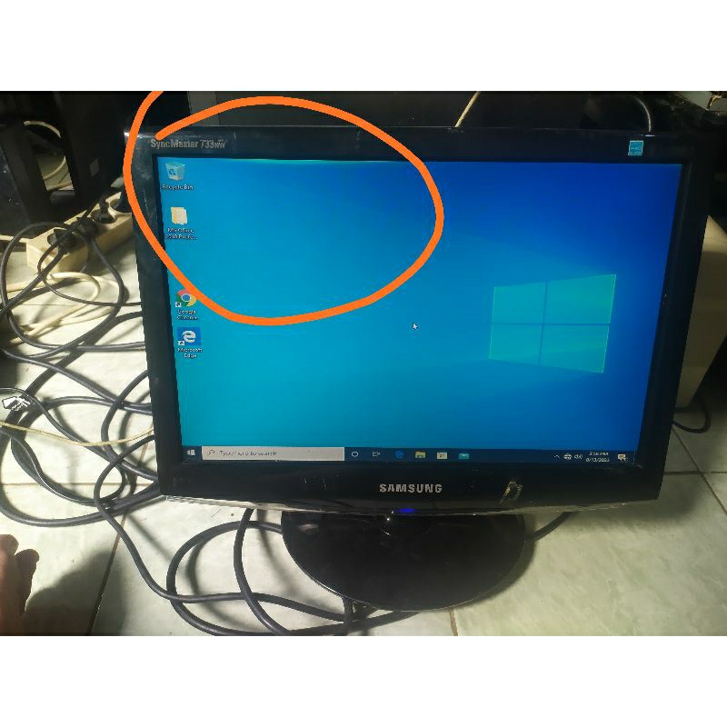 monitor lcd samsung 17 wide minus sedikit