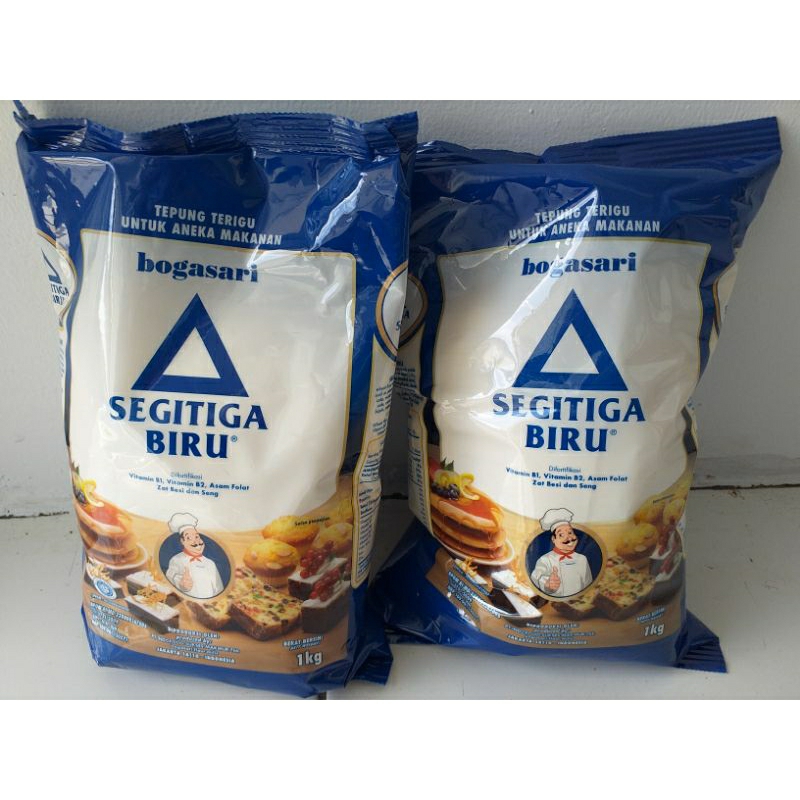 

Tepung Terigu Segitiga Biru Premium 1 Kg 1 Dus