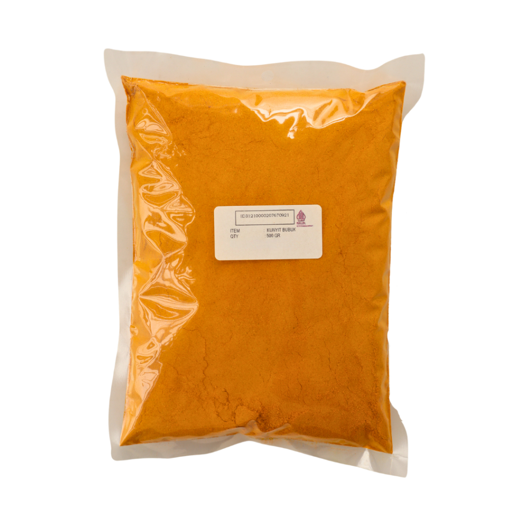 

KUNYIT BUBUK / TURMERIC POWDER 500 GR 100% ASLI KUALITAS PREMIUM