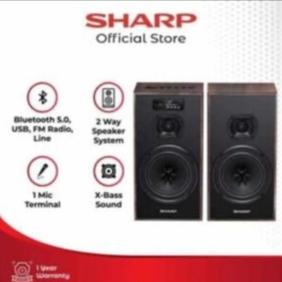 Speaker Aktif Sharp CBOX-B658UBO | 658UBO CBOXB658UBO