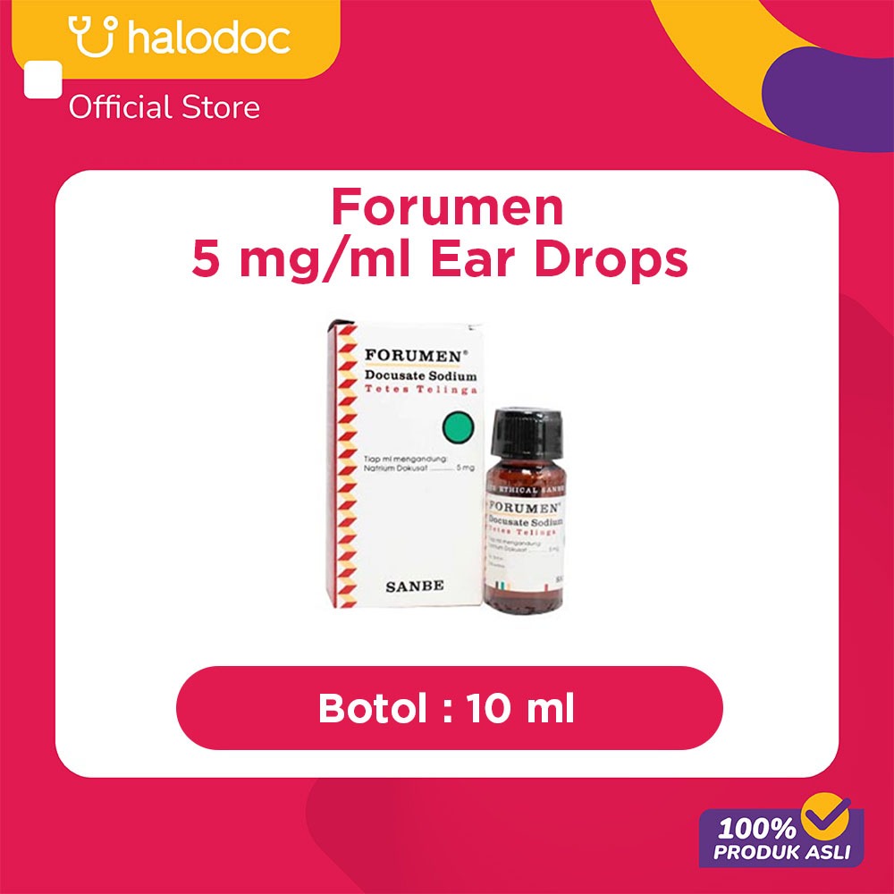 Forumen 5 Mg/Ml Ear Drops 10 Ml