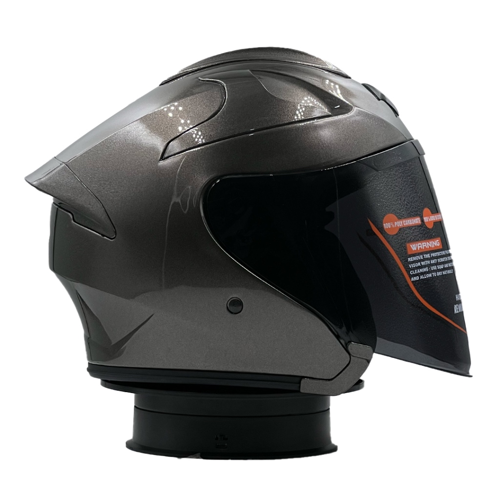 Helmantap - Helm MRX Equss Solid Grey