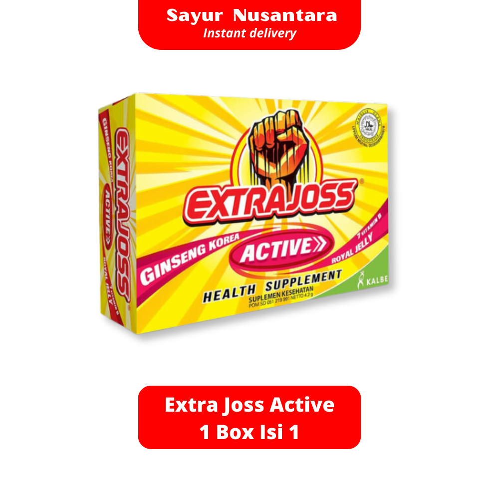 

Extra Joss Active 1 Box Isi 12 - Sayur Nusantara