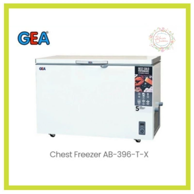 Gea Chest Freezer AB-396-T-X 386 Liter 386L AB396TX AB-396TX AB-396 TX