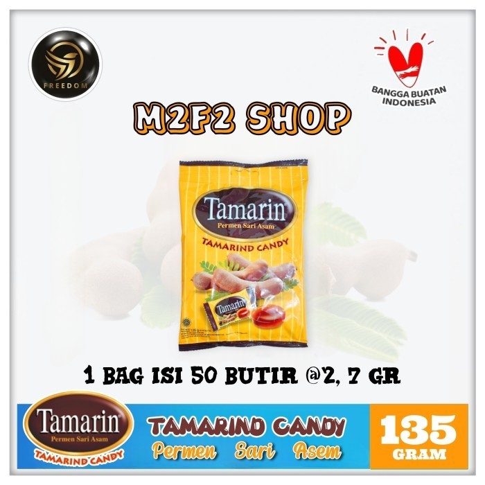 

Tamarind Candy | Permen Rasa Sari Asam | Asem Pouch - 135 gr (Kemasan 1 Pouch)