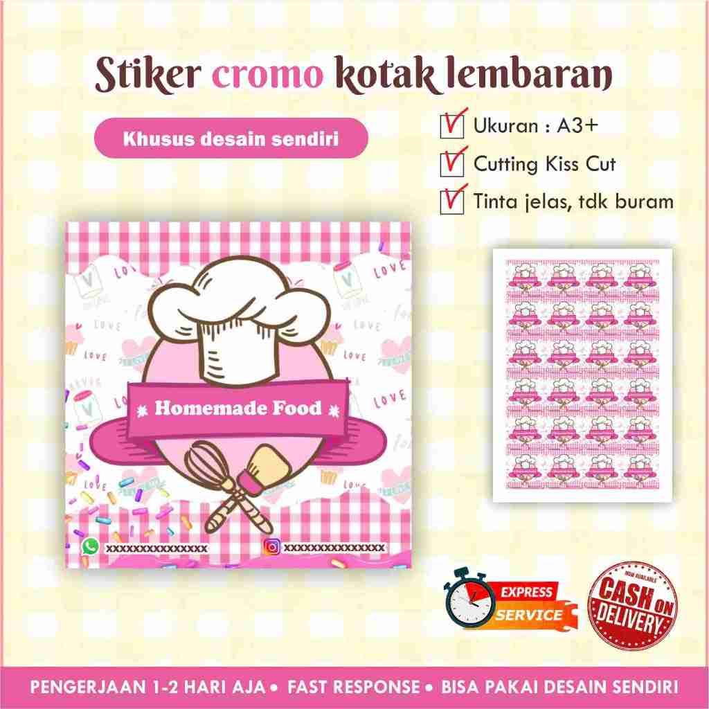 

[REMIX] Stiker cromo kotak cutting kiss cut lembaran / desain sndr / desain siap cetak / print and cut