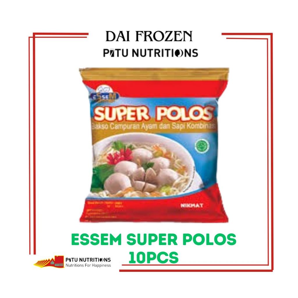 

Bakso Sapi essem polos Isi 10