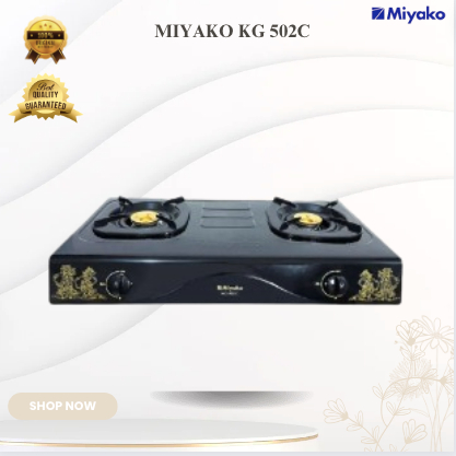 Miyako Kompor Gas 2 Tungku KG 502C - Kompor Gas/KG502C/KG 502 C/KG-502C/MIYAKO KOMPOR 2 TUNGKU