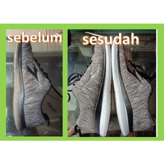 CAT SOL SEPATU PRIA WANITA BAHAN KARET
