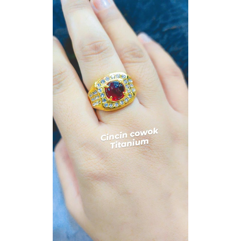 Cincin cowok titanium/cincin cowok murah