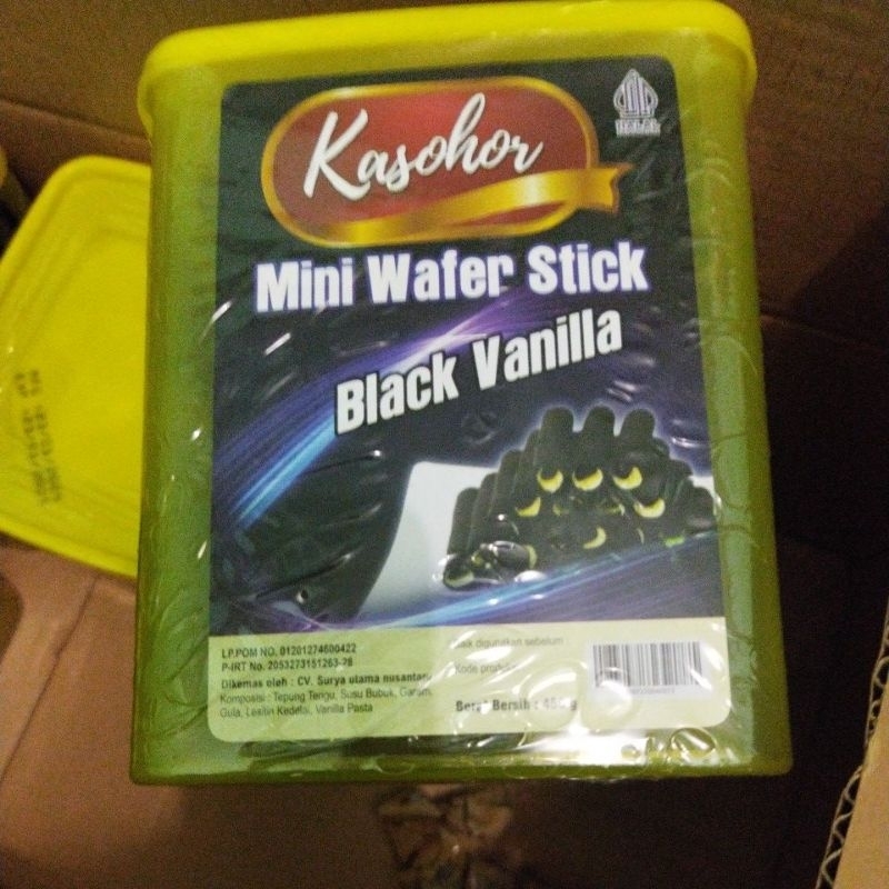 WAFER STIK KASOHOR/ KASOHOR WAFER STIK MINI/  ASTOR RASA BLACK VANILLA/KASOHOR EMBER 450GR