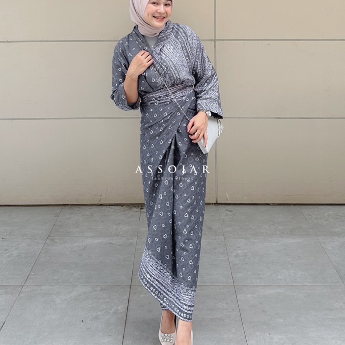 Penawaran Menarik Assojar  Sekar set skirt  Setelan batik