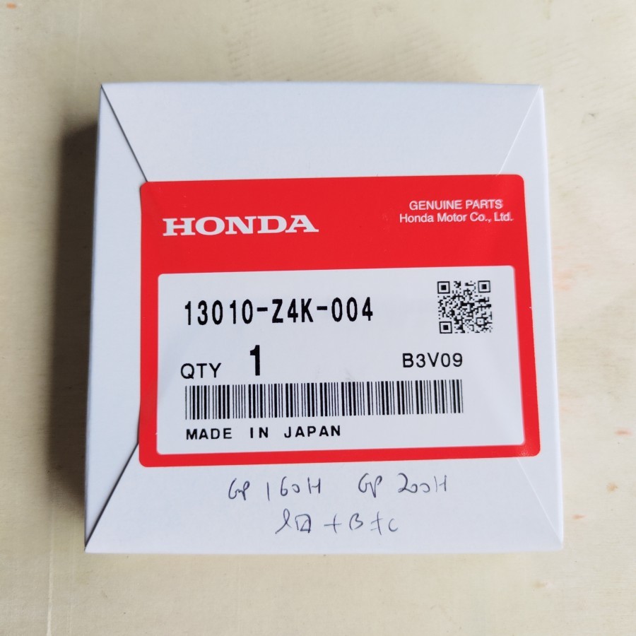 Ring set Mesin Honda Tipe GP 160 H / GP 200 H / ER 2500 CX Original