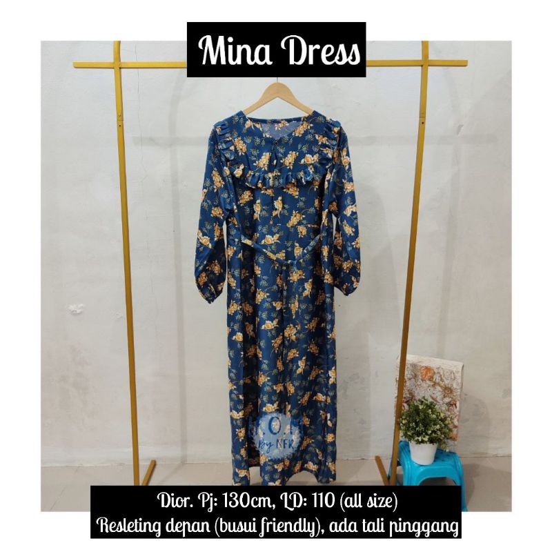 Mina Dress Gamis Lebaran İdul Fitri