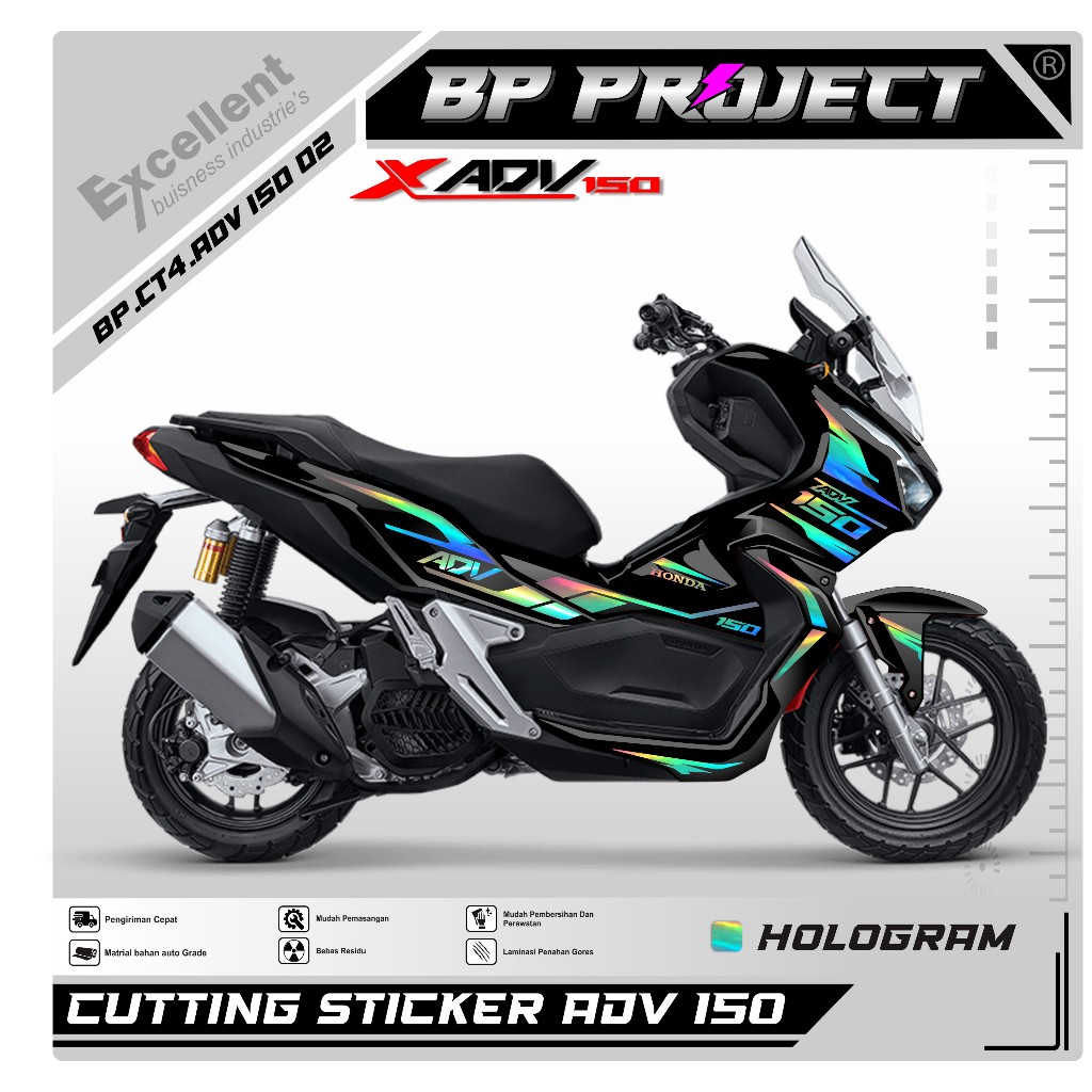ADV 150 - CUTTING STICKER ADV 150 - STICKER CUTTING ADV 150 LIST VARIASI BODY MOTOR HONDA ADV 150 SP