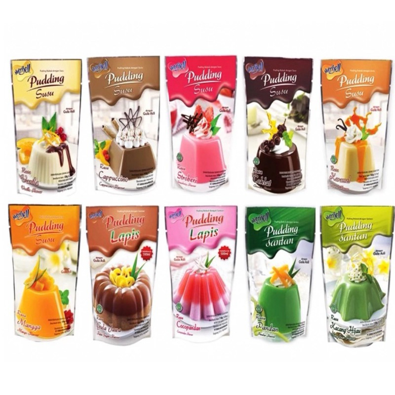 

Nutrijell Pudding Susu - ALL VARIANT