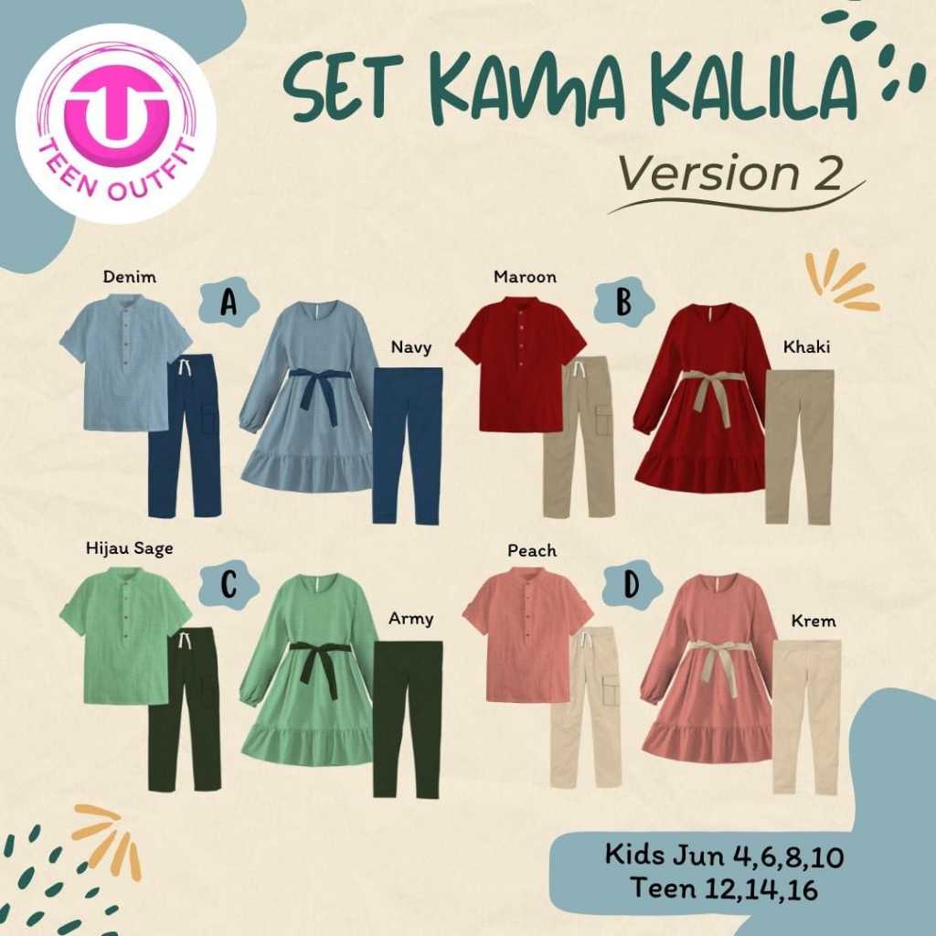 SET MUSLIM CEWEK KAMA KALILA