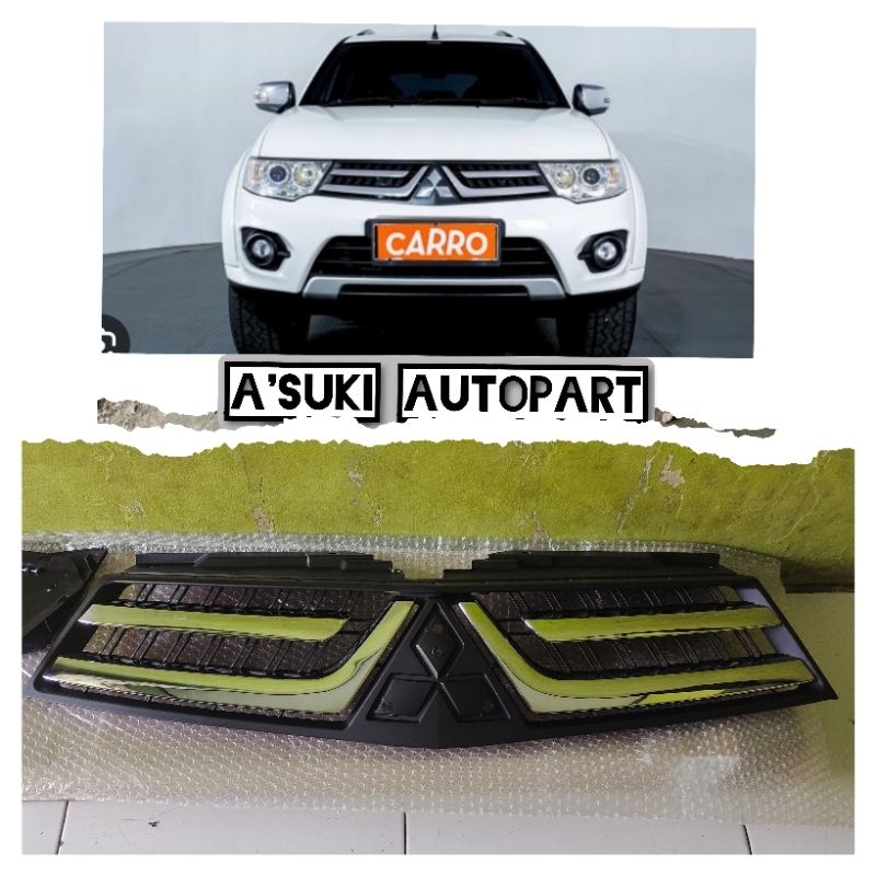 grill bemper depan pajero sport dakar 2014
