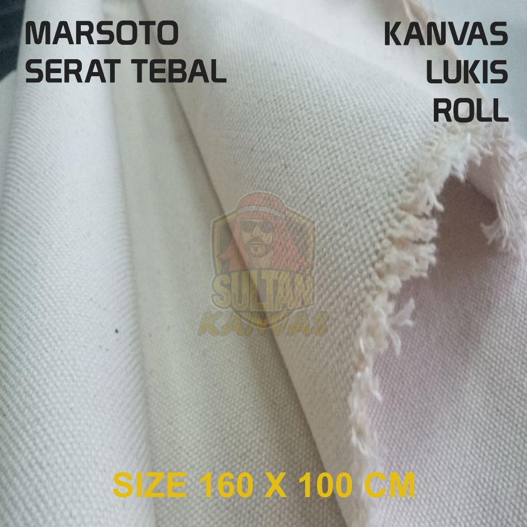 

KANVAS LUKIS MARSOTO KAIN LUKIS PREMIUM UKURAN 160 X 100 CM SULTAN KANVAS