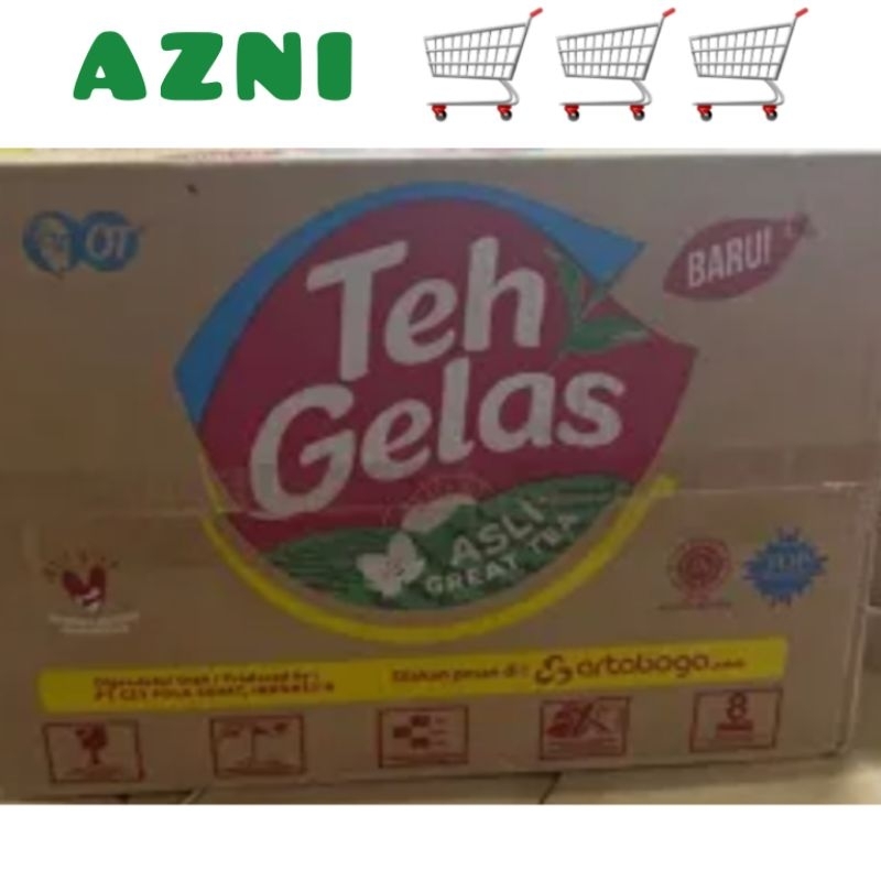 

Teh Gelas 1 Dus Karton 175ml X 24 Pcs