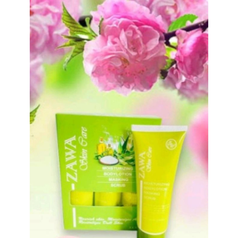Zawa Skin Care Original 4pcs + Box Exp. 2028 BPOM NA