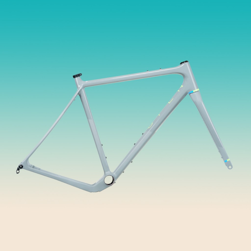Frameset Open Cycle WI.DE WIDE Grey Gravel Bike Carbon Frame set