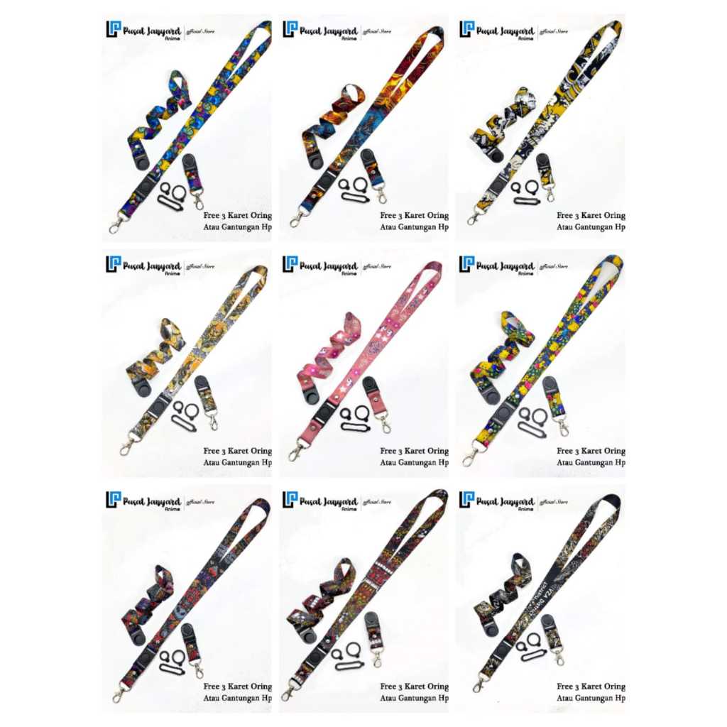 

lanyard full printing termurah dan terlaris FREE 3PCS KARET 0 RING promo gratis ongkir