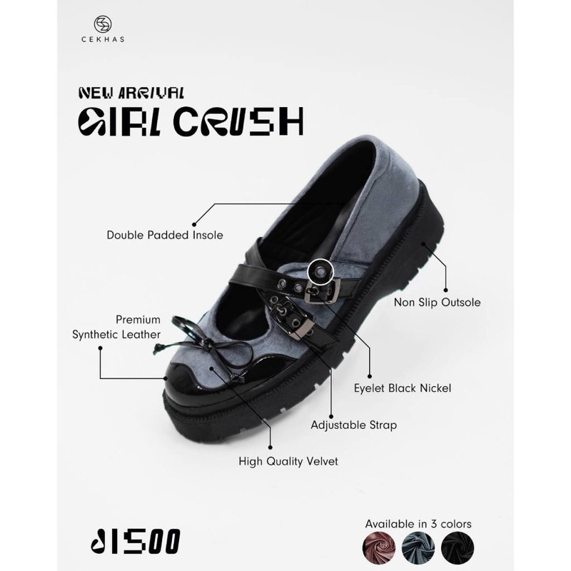 [Preloved] CEKHAS - GIRL CRUSH Jisoo Blueish Grey