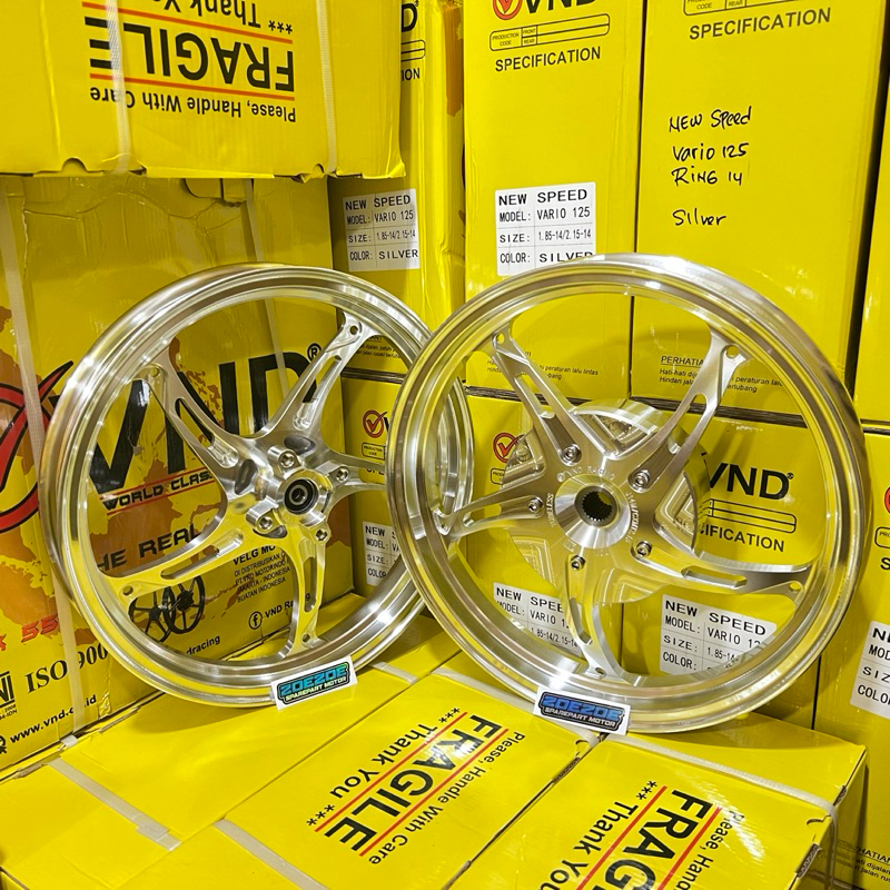 VND Velg New Speed Vario 125 / Vario 150 F : 1.85x14 & R : 2.15x14 - Vario 125/ Vario 150 Terbaru