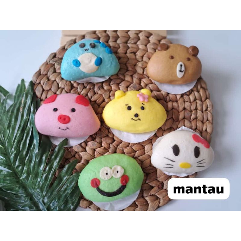 Craft Ceedar Bakpao Karakter Bakpao Lucu Oleh-Oleh Khas Surabaya(Frozen) (Isi 6)