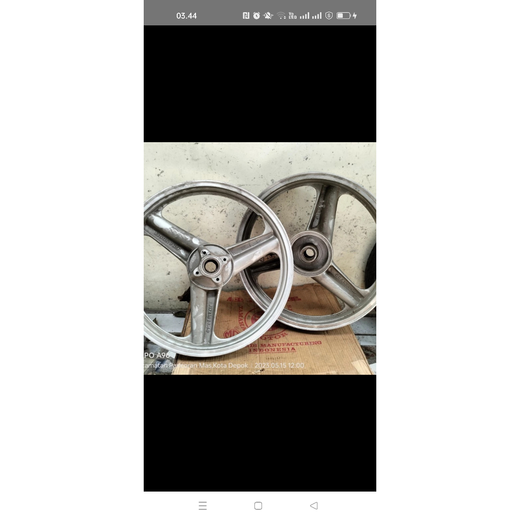 Velg granpix Yamaha fiz r Jupiter Vega palang 3 stok lama
