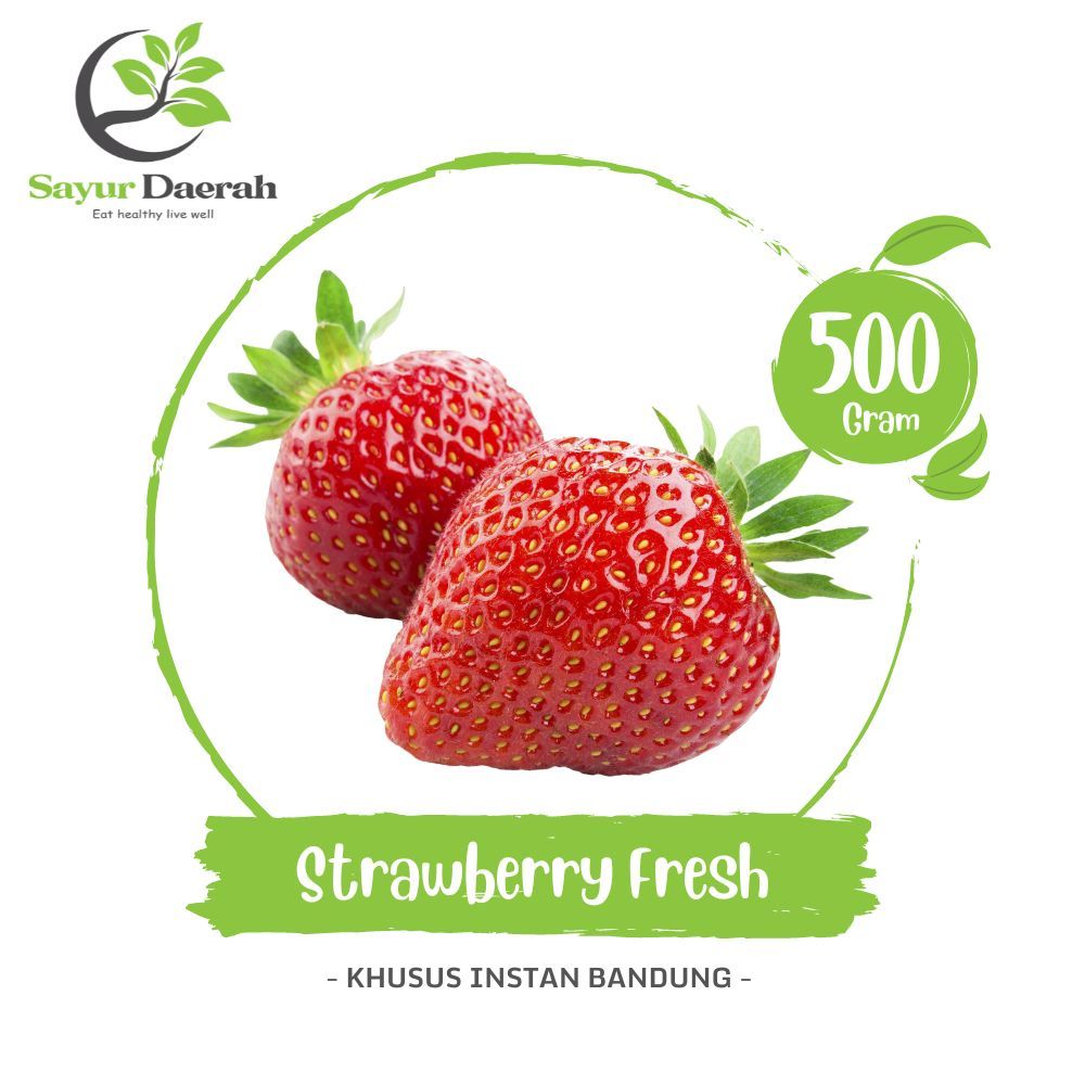 

Strawberry California Kelly Bright Sweet Heart 500a Gram | Sayur Daerah