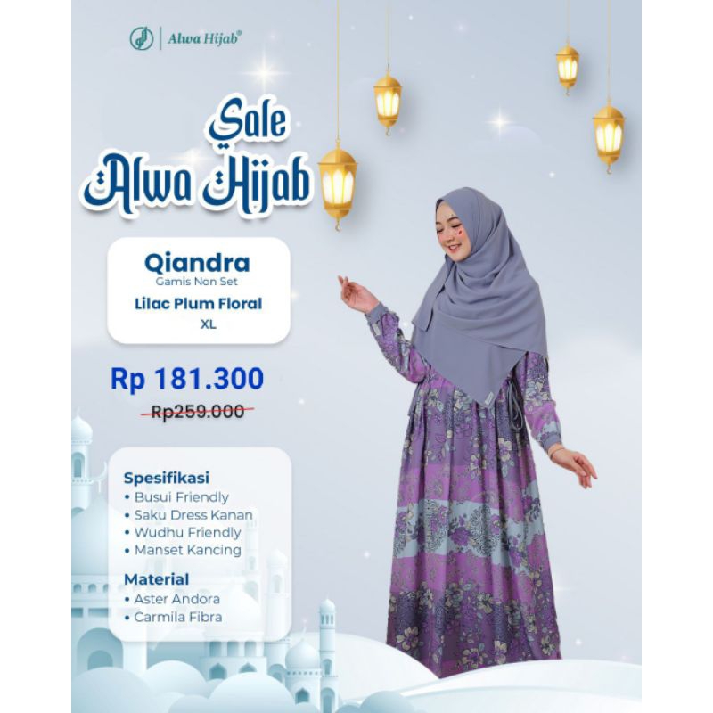 QIANDRA GAMIS ONLY BY ALWA HIJAB