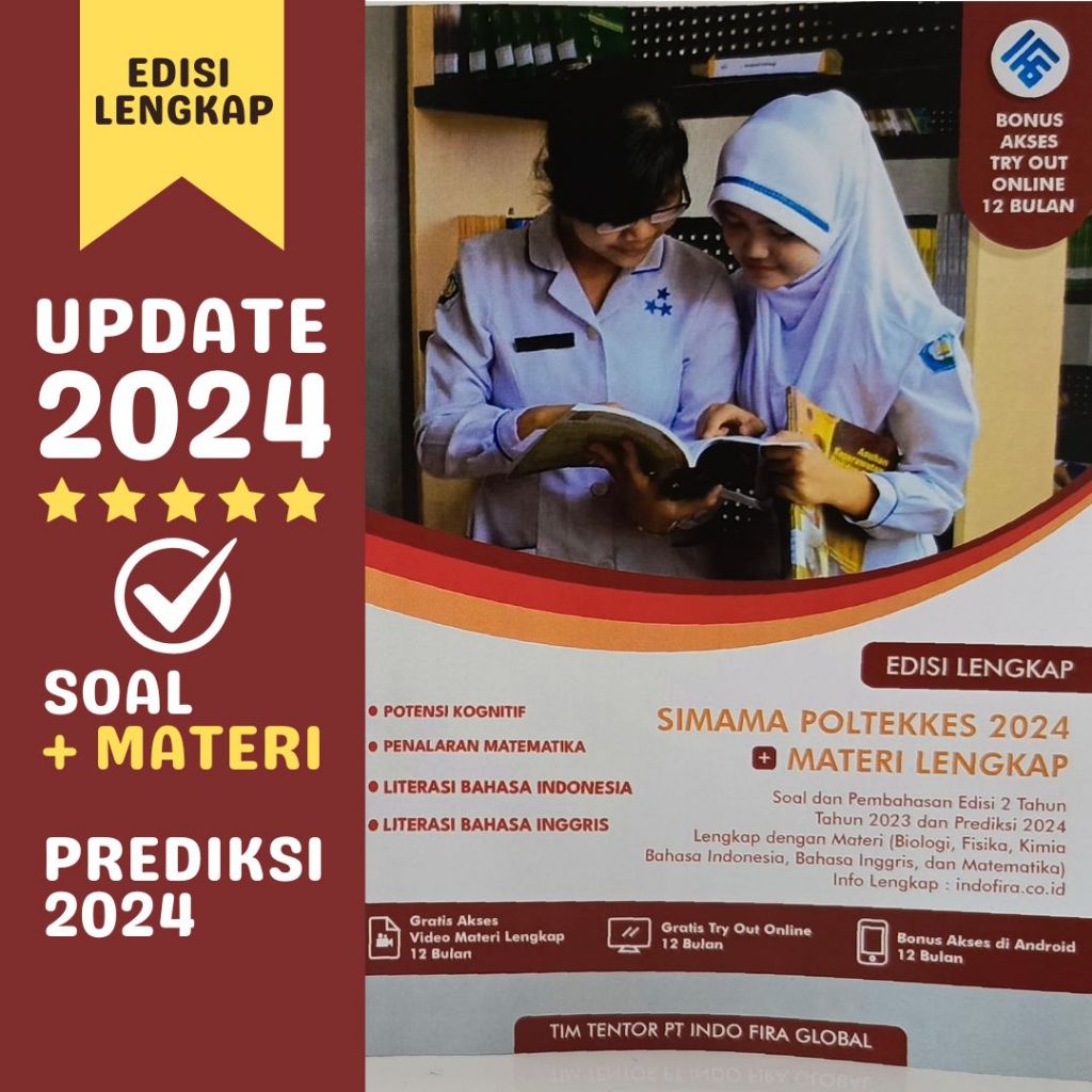 (Update) Buku Simama Poltekkes 2024 + Materi + Tryout Online Poltekkes