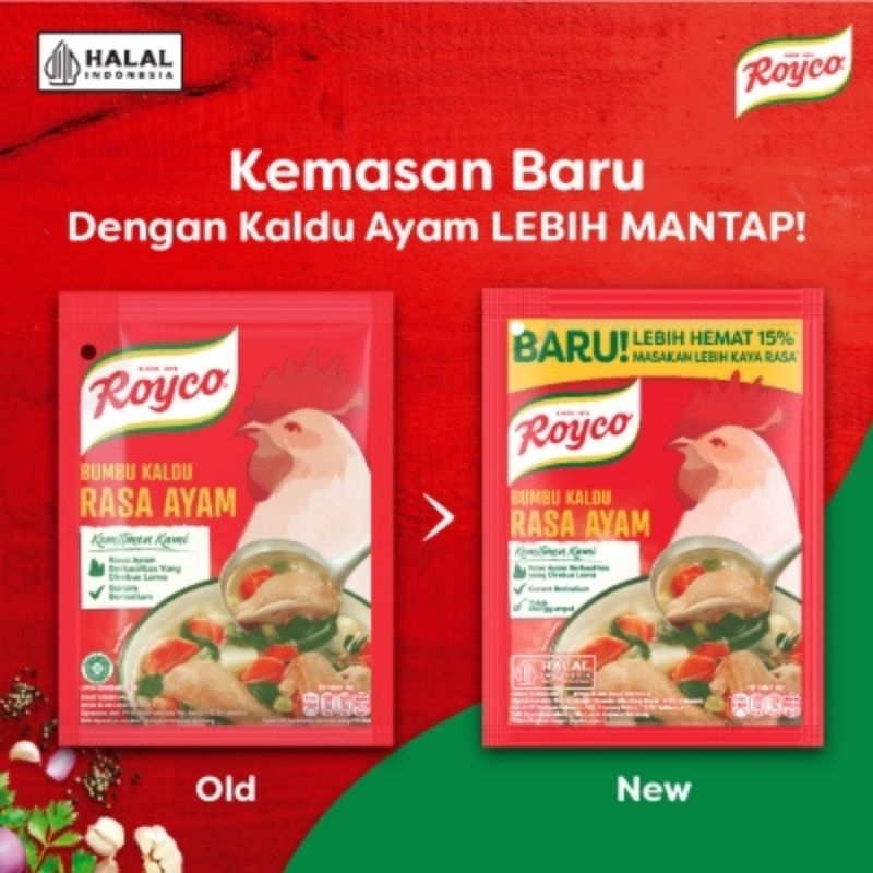 

Royco kemasan baru rasa ayam 220gram