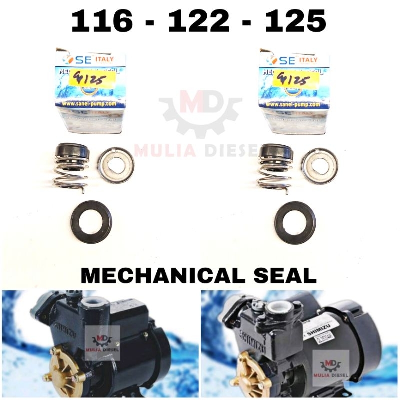 Mechanical Water Seal Sil Pompa Air Listrik Shimizu PS 116 GP125 138