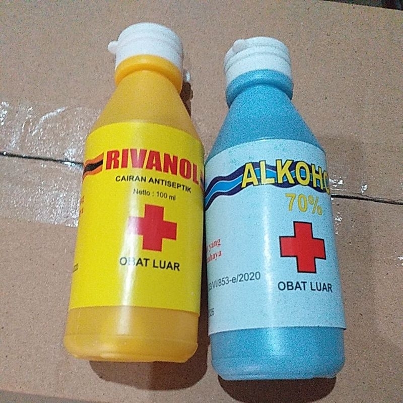 Alkohol 70% 100ml, Rivanol 100ml