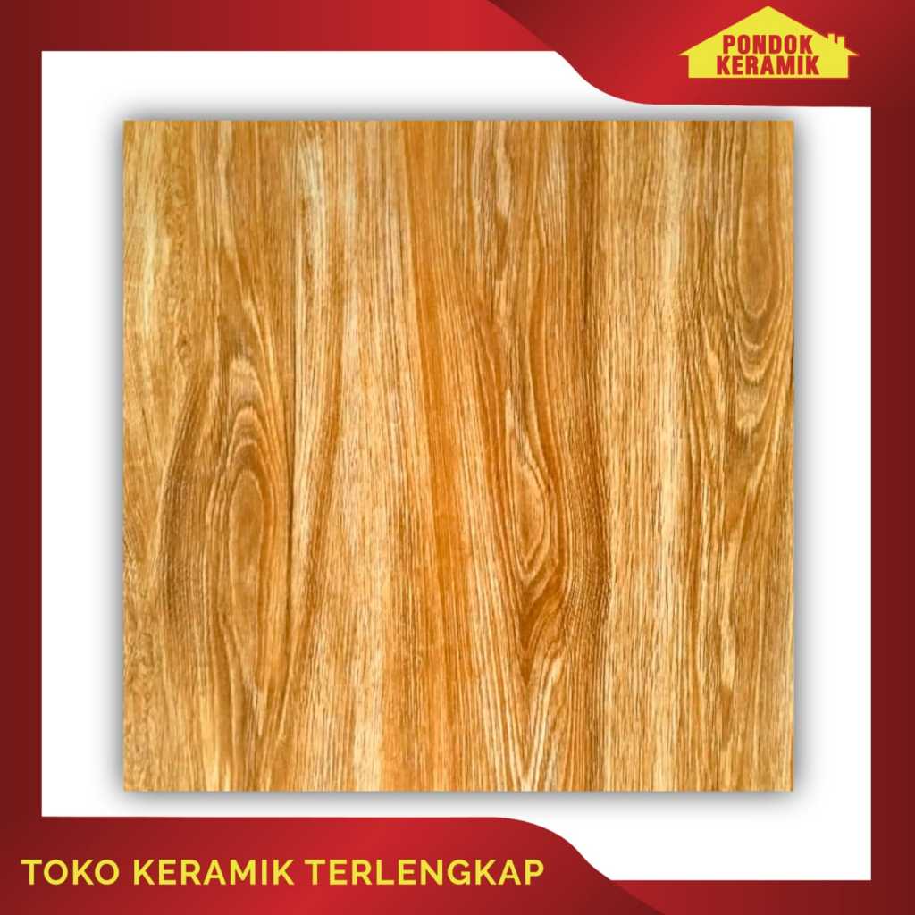 Keramik Lantai Avignon 50x50 Yalta Beige Motif Serat Kayu