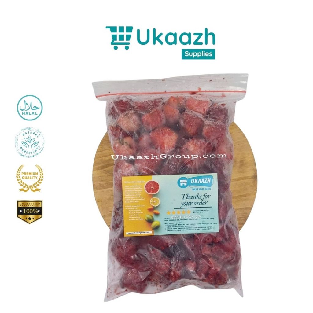 

Ukaazh Buah Mix Berries 1/2 KG 500 Gram Frozen Beku Fresh Segar