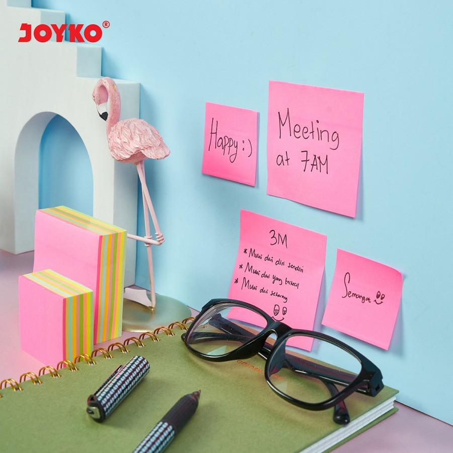 

Joyko Memo Stick MMS-1 MMS-4 / Kertas Memo Tempel / Sticky Note / Joyko, Memo Stick