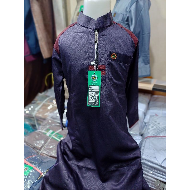 Gamis anak al wafa uk 4.5.6 tahun,Jubah anak laki laki muslim,jubah anaka al wafa,Gamis anak laki la