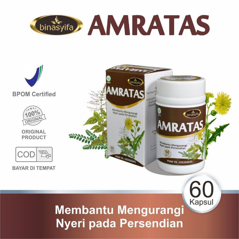 AMRATAS Obat Asam Urat Rematik Pegal Linu Mengatasi Nyeri Sendi