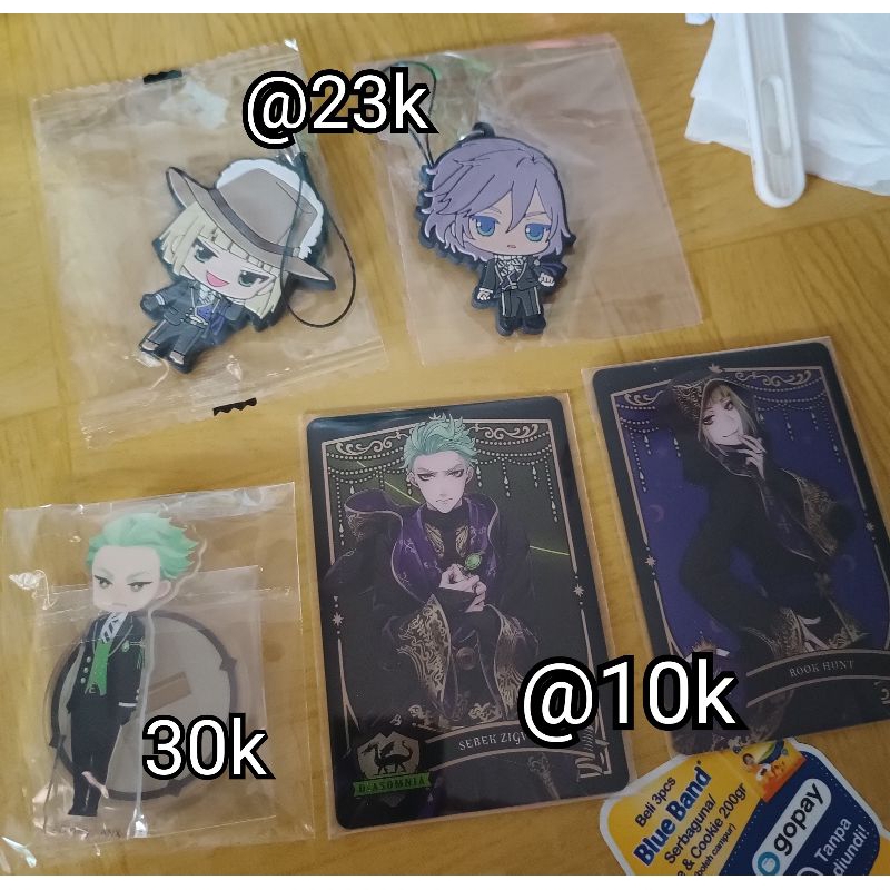 Twisted Wonderland random merchs (Sebek, Rook and Epel)