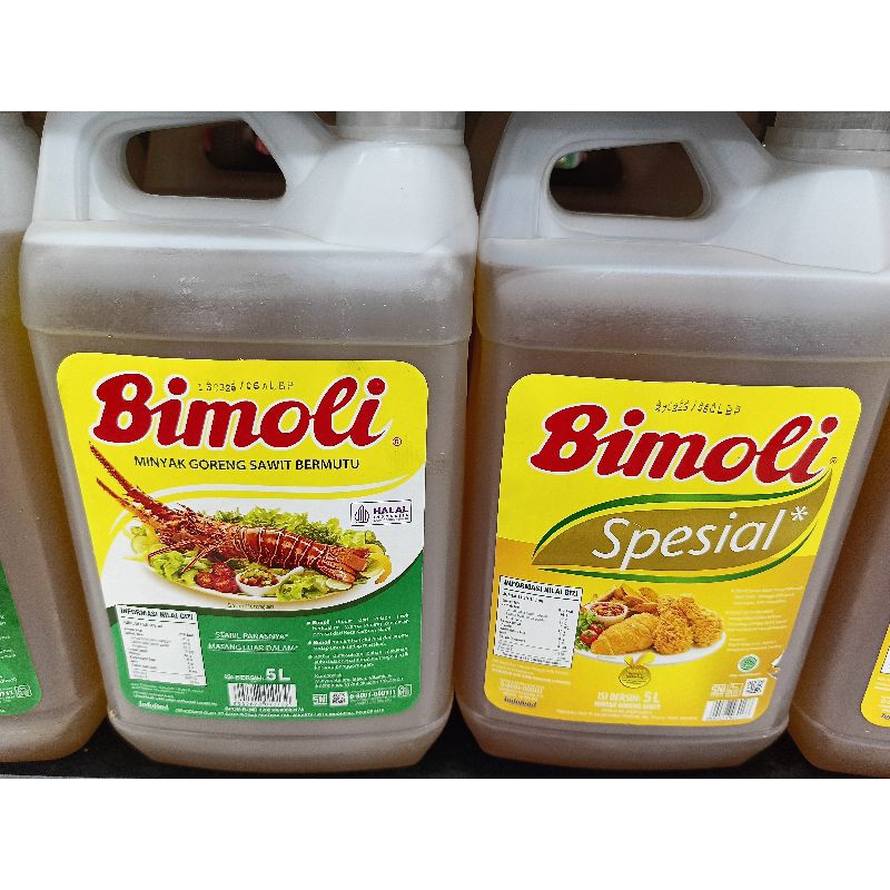 

Minyak Goreng Bimoli Jerigen Special & Klasic (5 Liter)